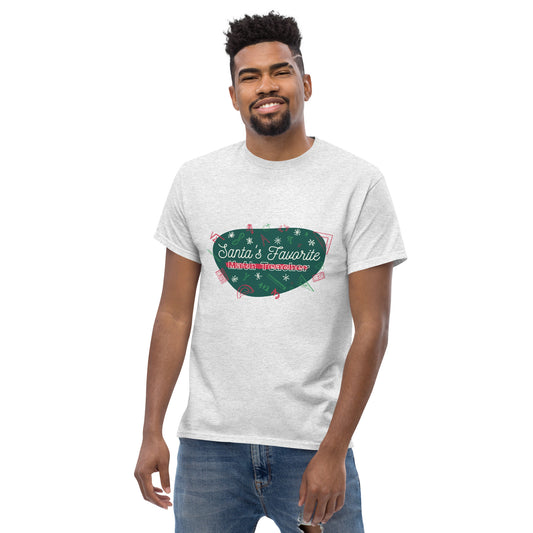 Santa S Favorite Math Teacher T-Shirt