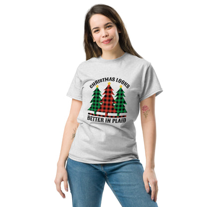 Christmas Plaid  T-Shirt