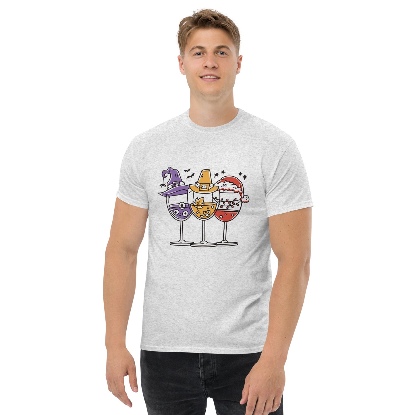 Holidays Wine Glasses T-Shirt