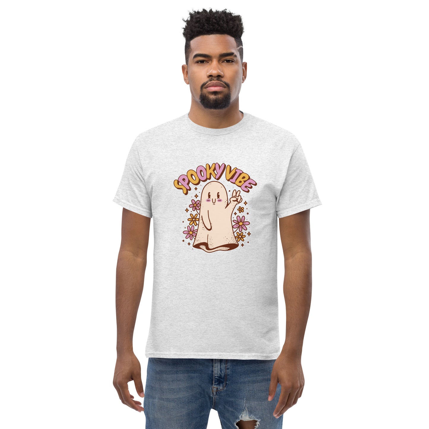 Spooky Vibe Cute Ghost T-Shirt