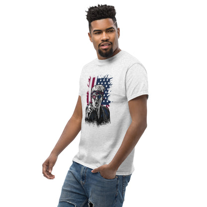 Political Figure And Flag T-Shirt