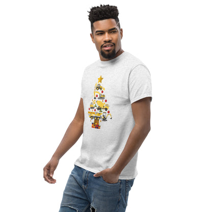 Construction Machine Christmas Tree  T-Shirt