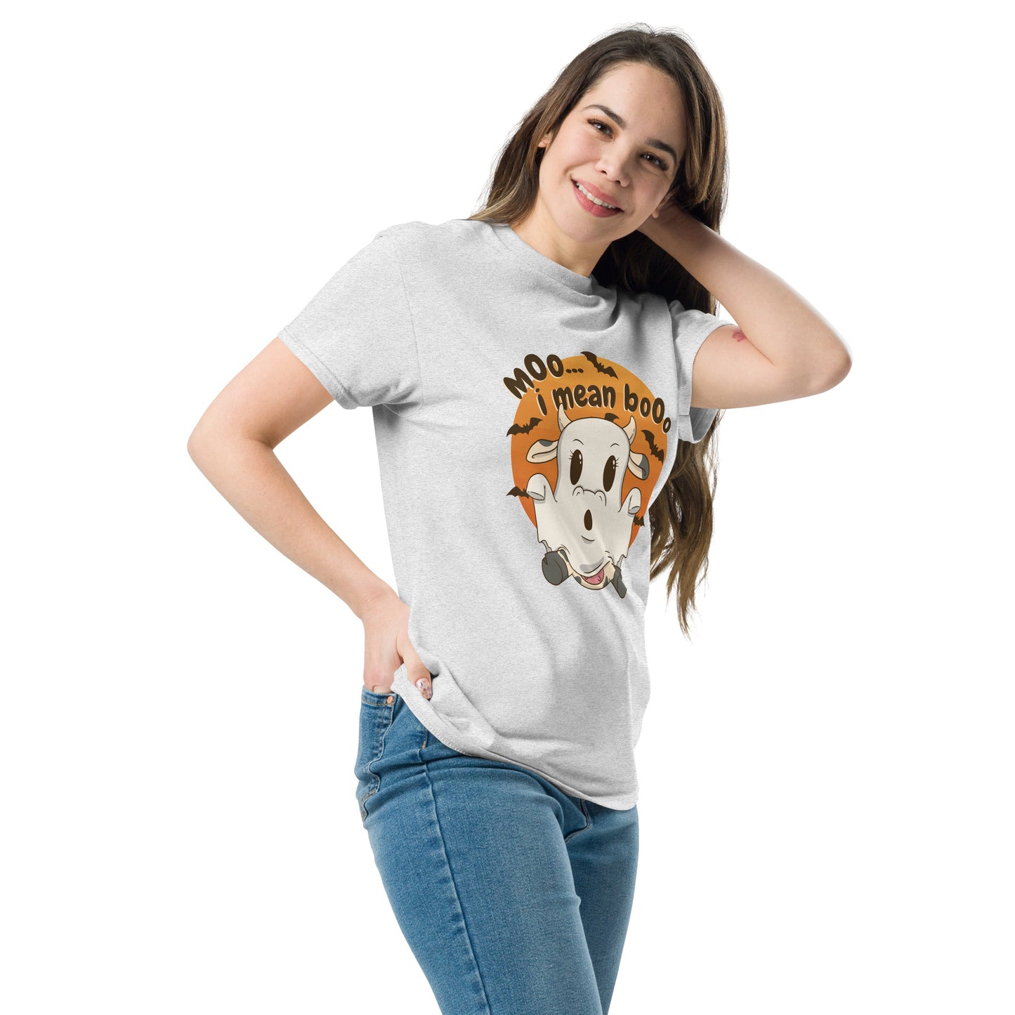 Cute Cow Ghost T-Shirt