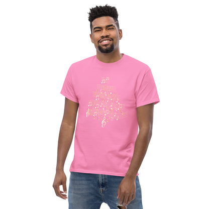 Music Notes Christmas Tree  T-Shirt