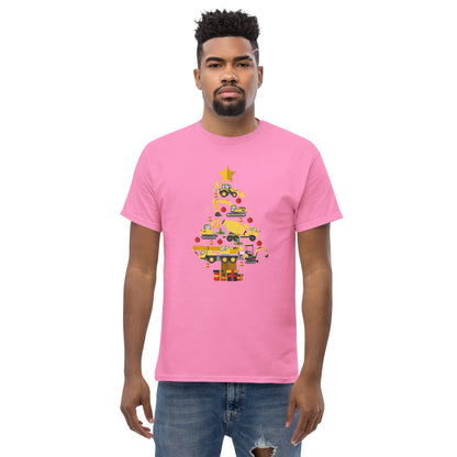 Construction Machine Christmas Tree  T-Shirt