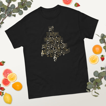 Music Notes Christmas Tree  T-Shirt