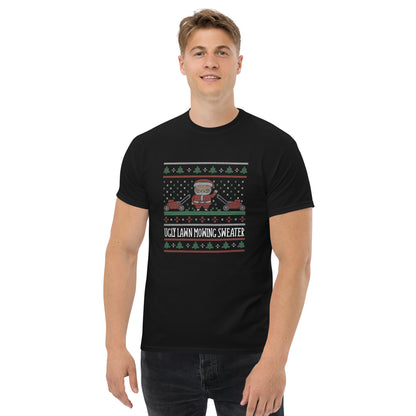 Ugly Lawn Mowing Christmas Sweater