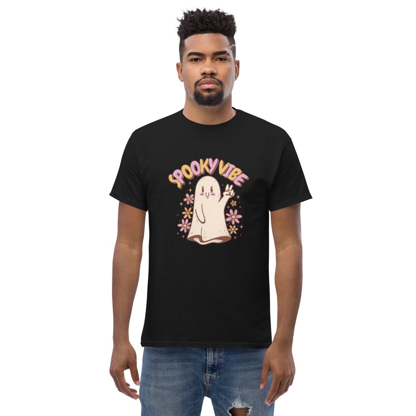 Spooky Vibe Cute Ghost T-Shirt