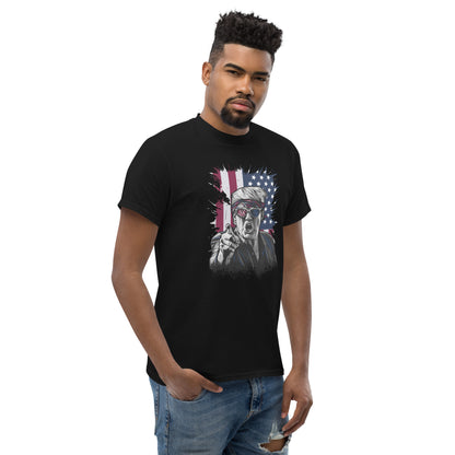 Political Figure And Flag T-Shirt