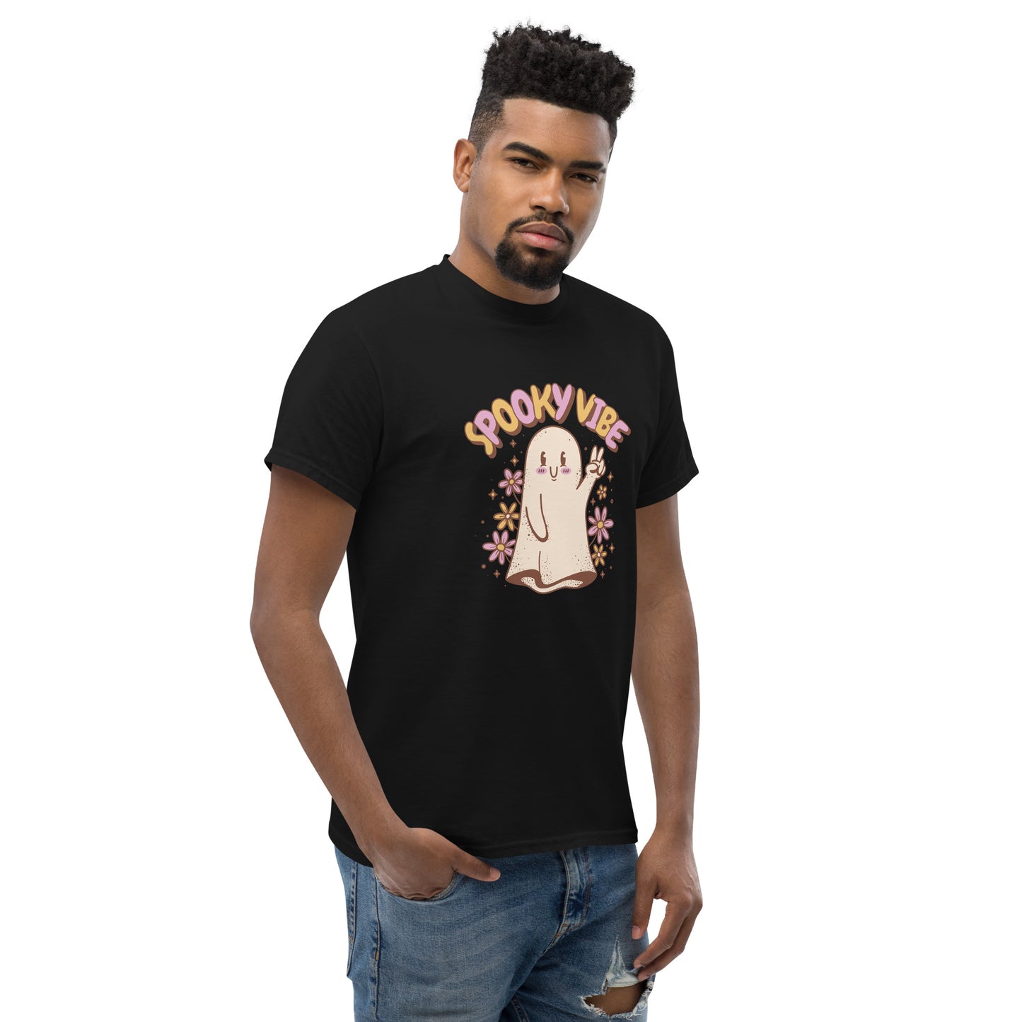 Spooky Vibe Cute Ghost T-Shirt