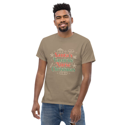 Christmas Nurse Lettering  T-Shirt