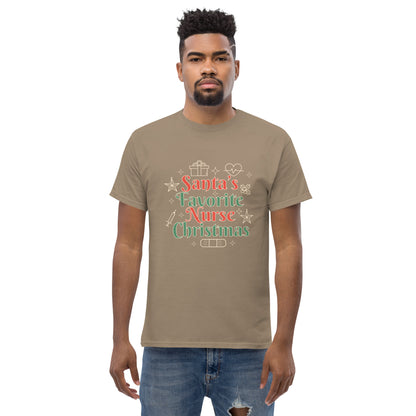 Christmas Nurse Lettering  T-Shirt