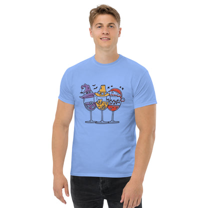 Holidays Wine Glasses T-Shirt