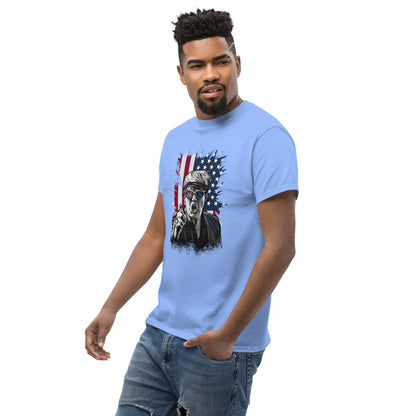 Political Figure And Flag T-Shirt