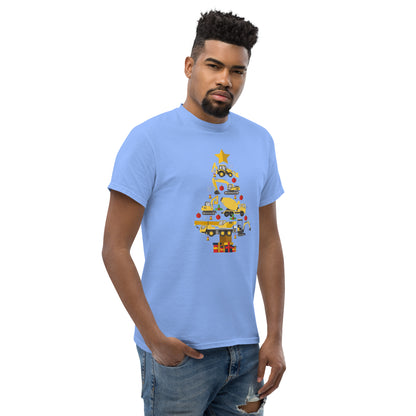 Construction Machine Christmas Tree  T-Shirt