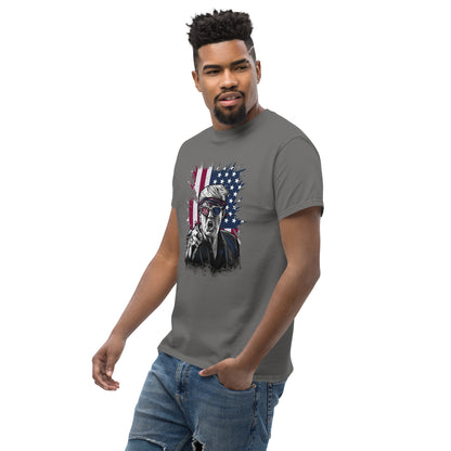 Political Figure And Flag T-Shirt