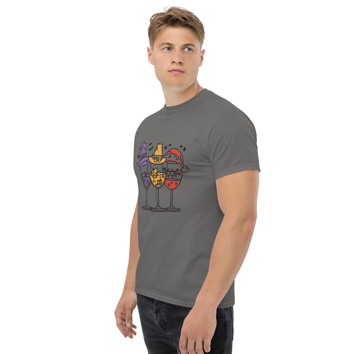 Holidays Wine Glasses T-Shirt