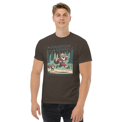 Krampus Comes Retro Comic  T-Shirt