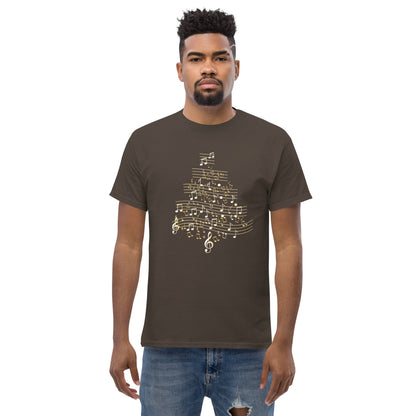 Music Notes Christmas Tree  T-Shirt