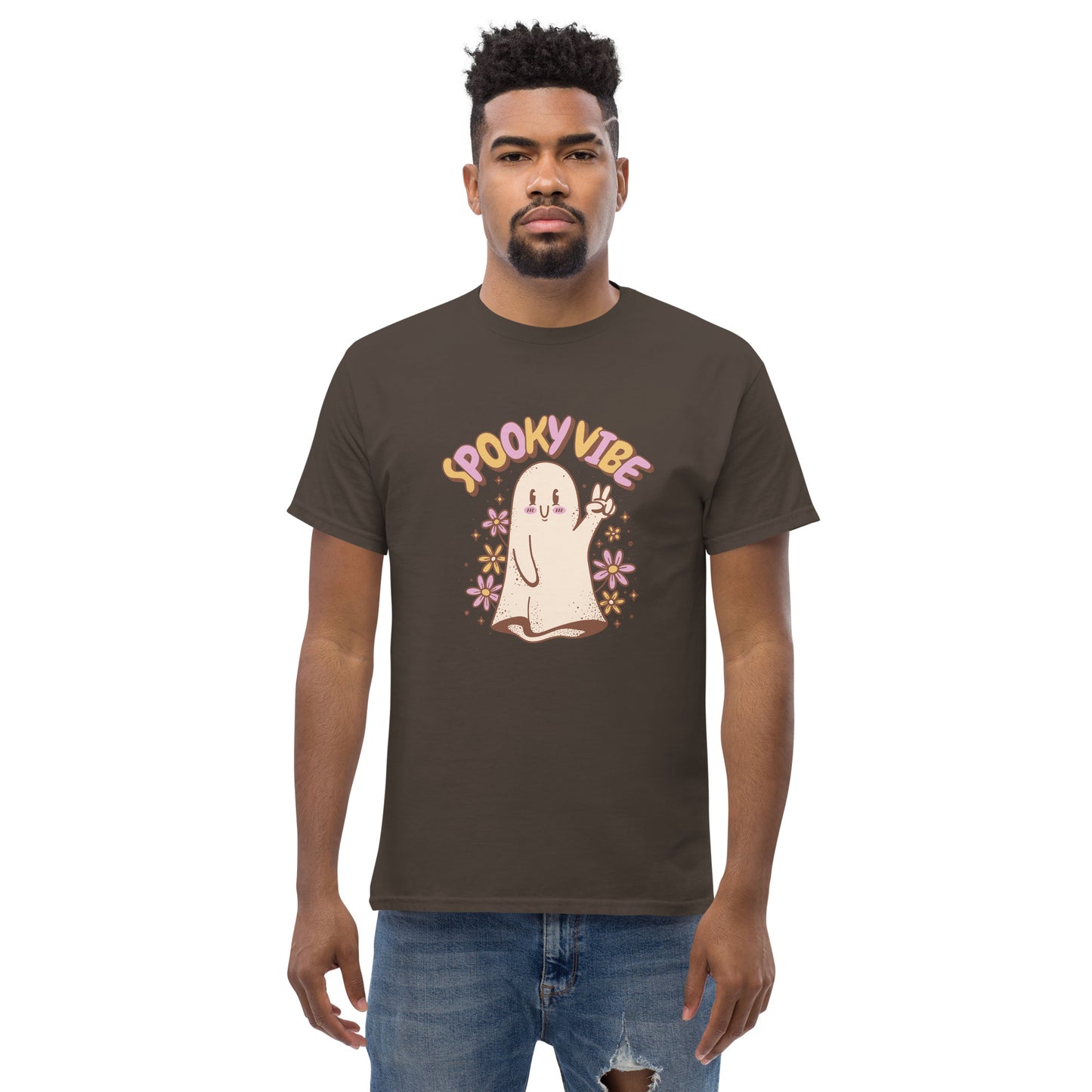 Spooky Vibe Cute Ghost T-Shirt