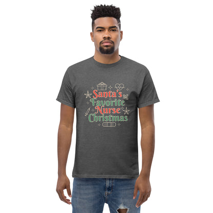 Christmas Nurse Lettering  T-Shirt