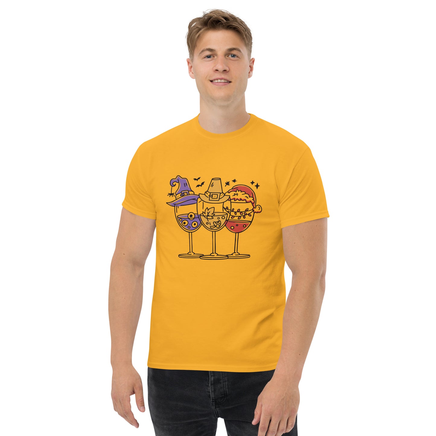 Holidays Wine Glasses T-Shirt