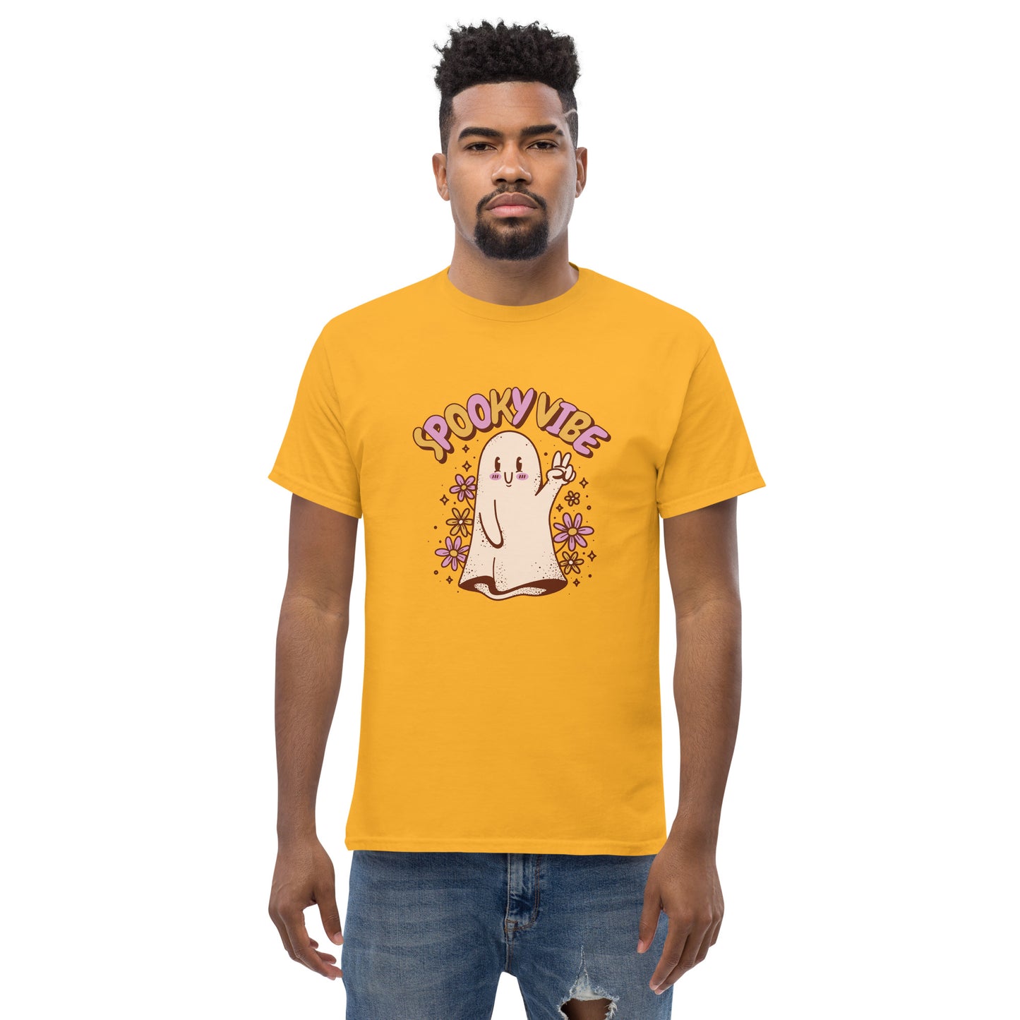 Spooky Vibe Cute Ghost T-Shirt