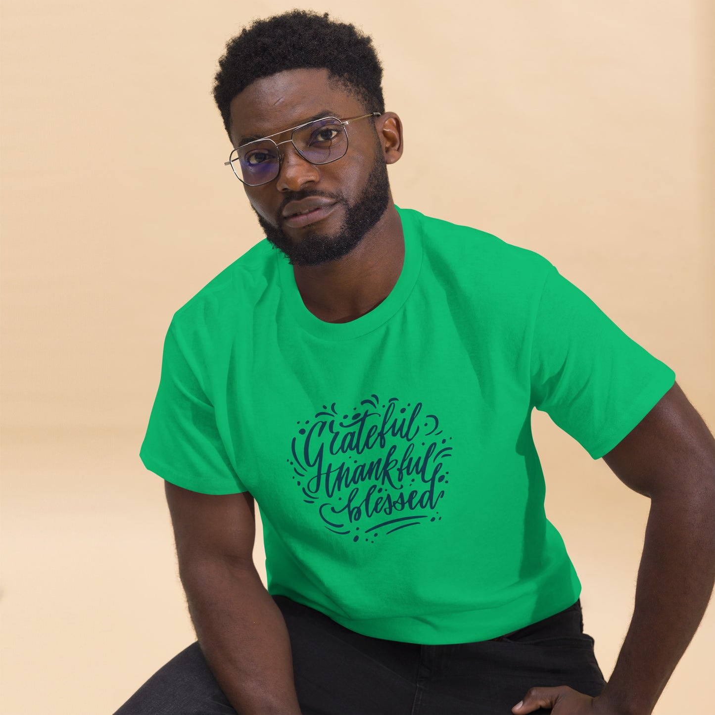 Thankful Lettering T-Shirt