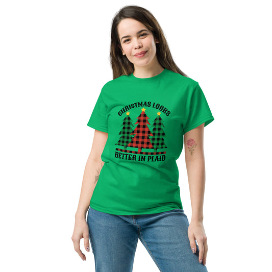 Christmas Plaid  T-Shirt