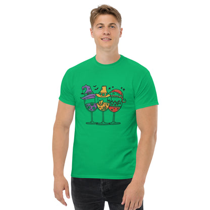 Holidays Wine Glasses T-Shirt