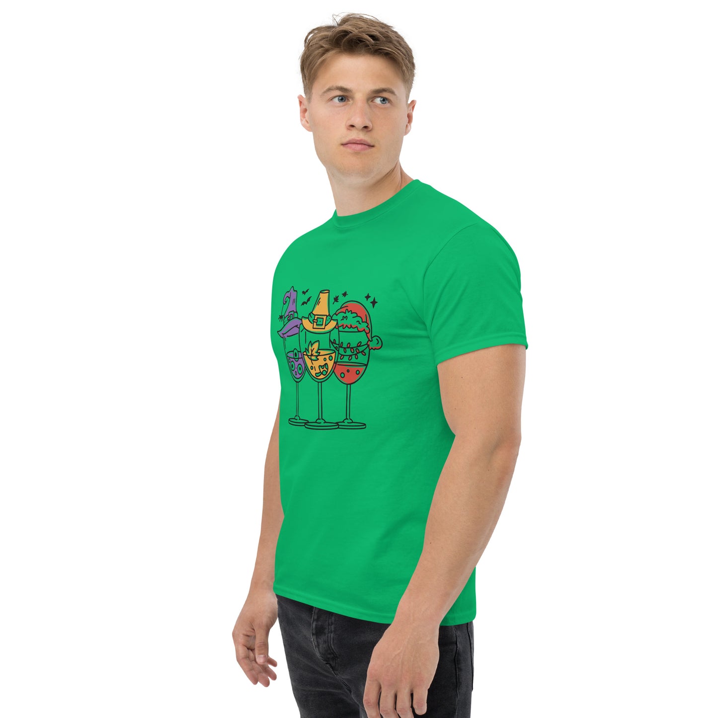 Holidays Wine Glasses T-Shirt