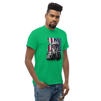 Political Figure And Flag T-Shirt