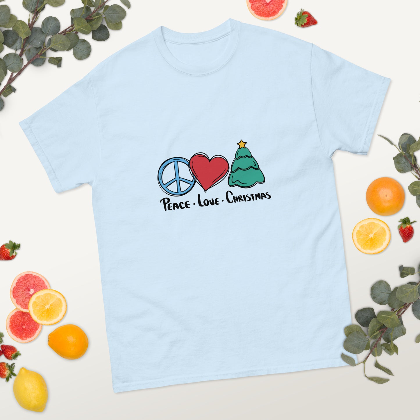 Peace Love And Christmas  T-Shirt