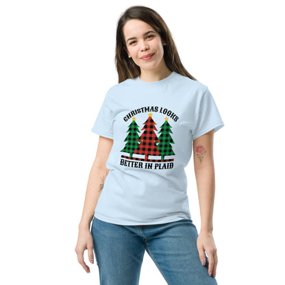 Christmas Plaid  T-Shirt