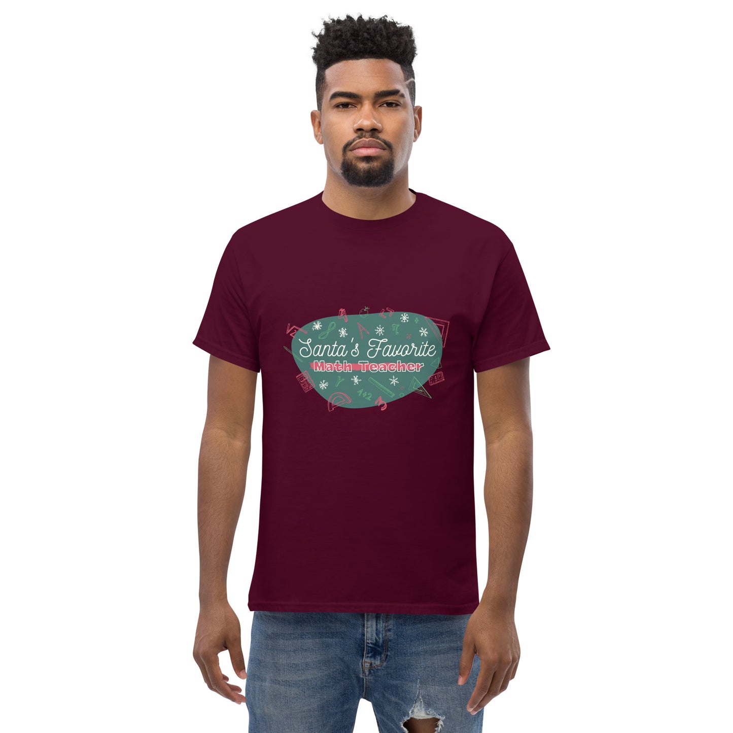 Santa S Favorite Math Teacher T-Shirt