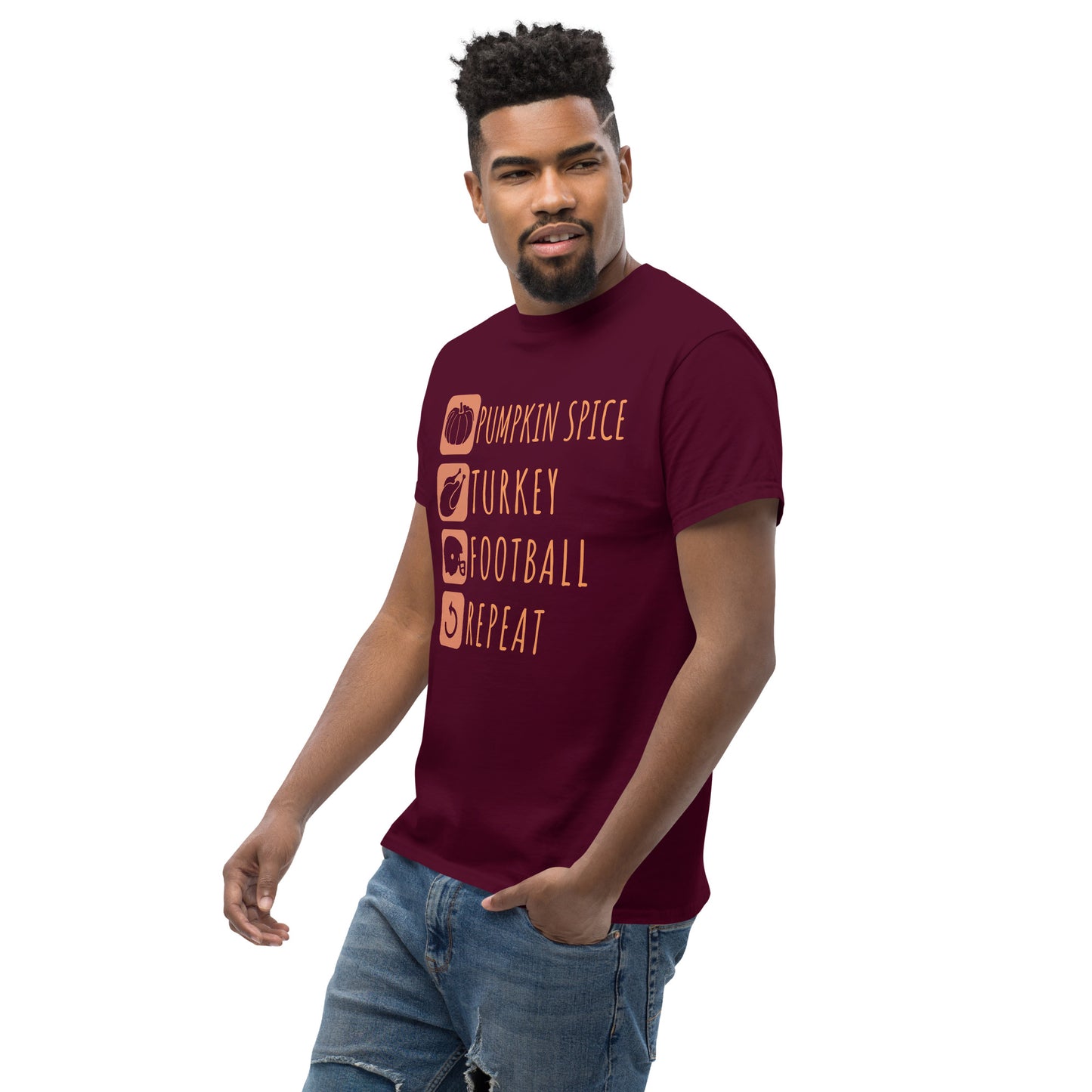 Classic tee Red maroon