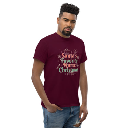 Christmas Nurse Lettering  T-Shirt