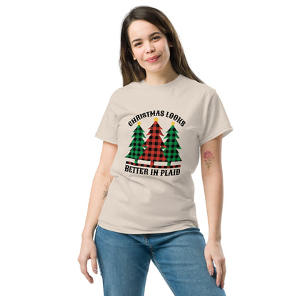 Christmas Plaid  T-Shirt