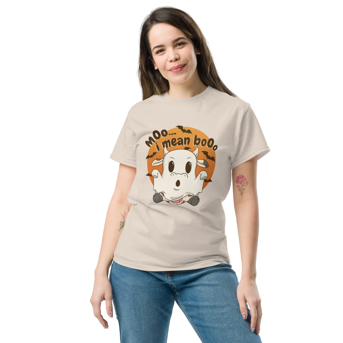 Cute Cow Ghost T-Shirt