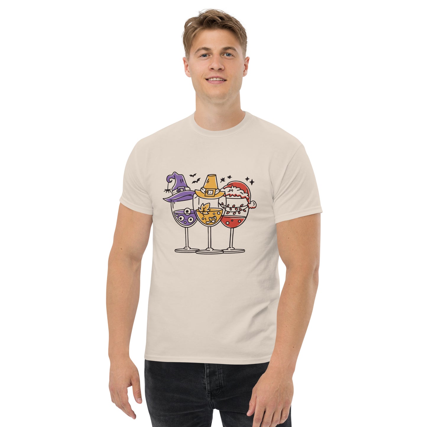 Holidays Wine Glasses T-Shirt