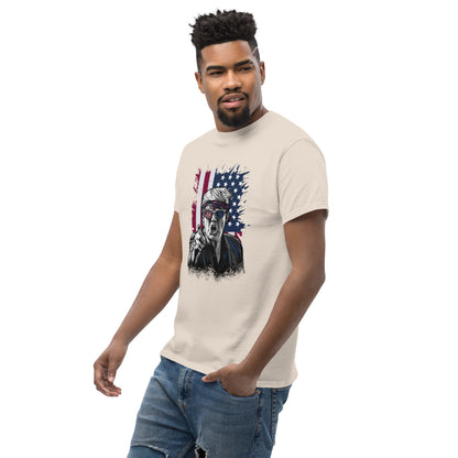 Political Figure And Flag T-Shirt