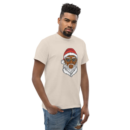 Black Santa Claus Christmas  T-Shirt