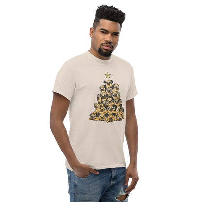 Pug Dogs Christmas Tree  T-Shirt