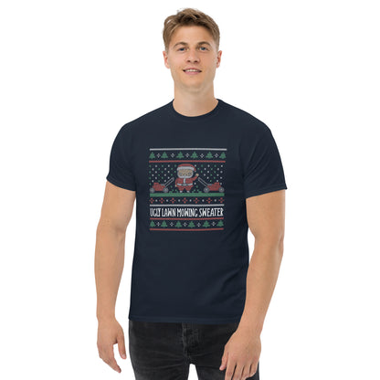 Ugly Lawn Mowing Christmas Sweater