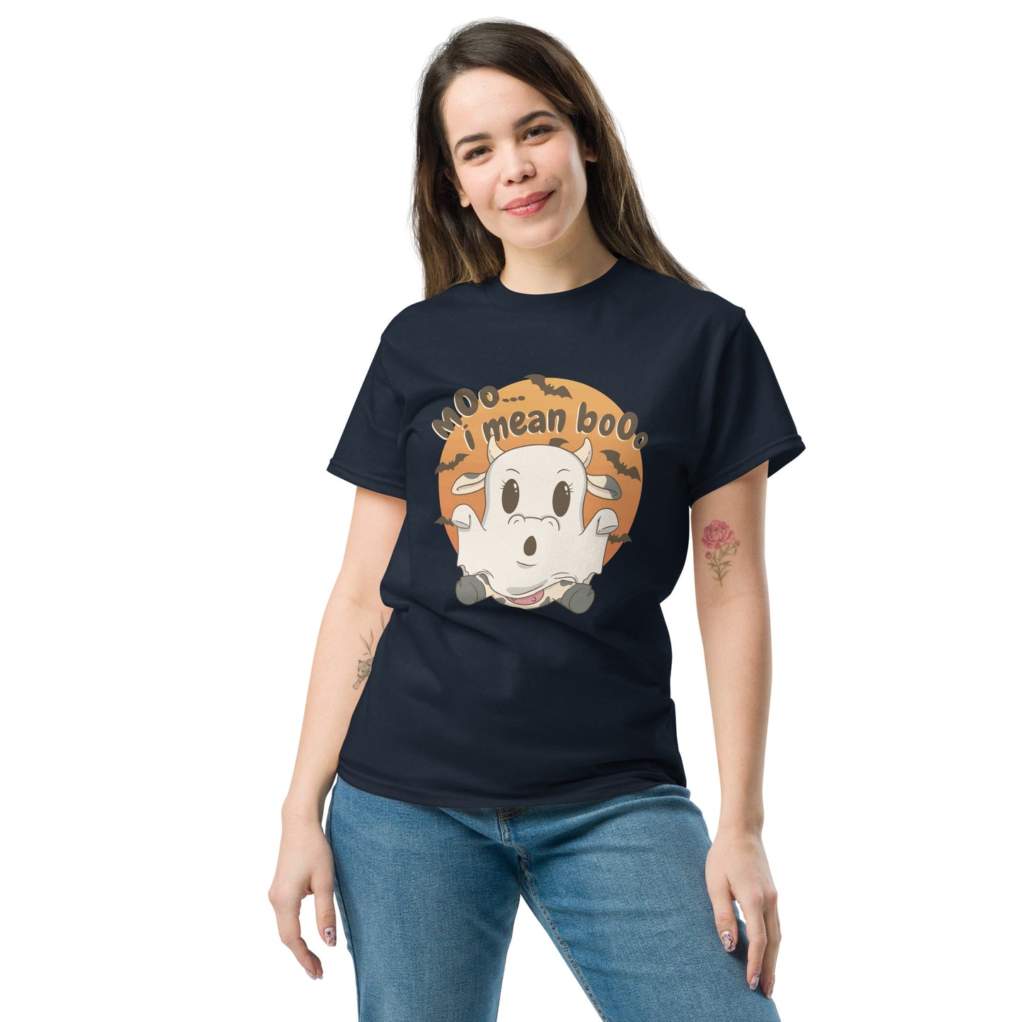 Cute Cow Ghost T-Shirt