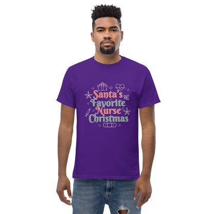 Christmas Nurse Lettering  T-Shirt