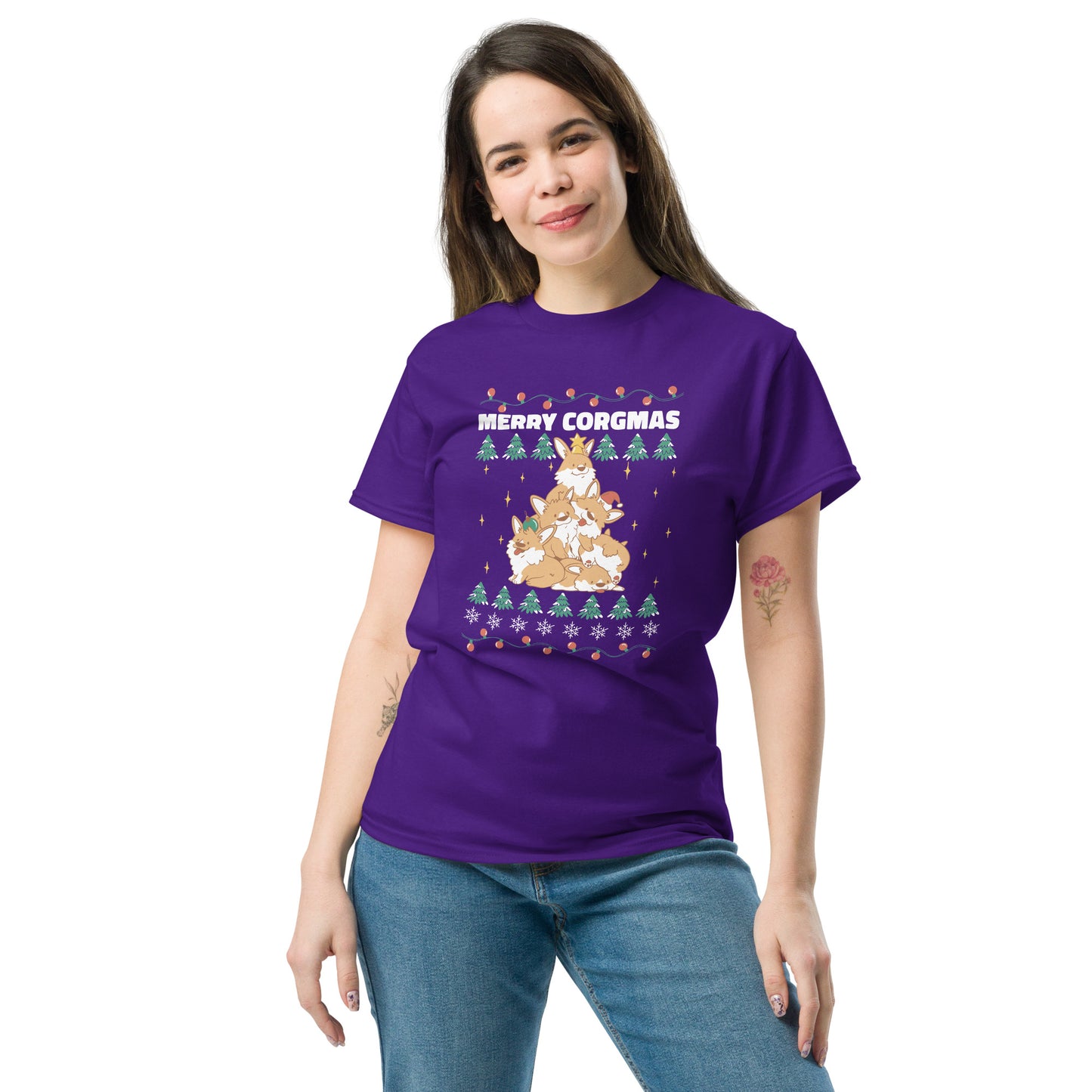 Corgi Christmas  T-Shirt