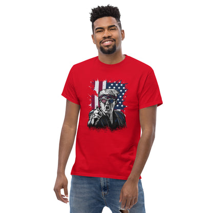 Political Figure And Flag T-Shirt