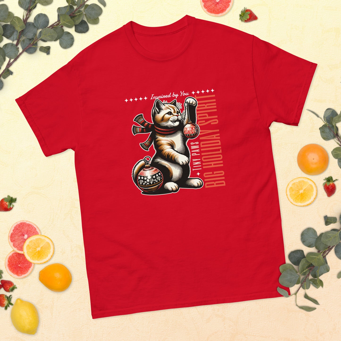 Cat Christmas Spirit  T-Shirt