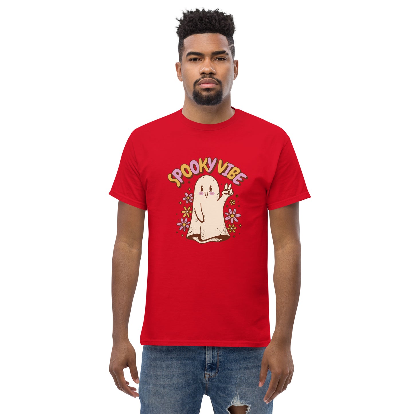 Spooky Vibe Cute Ghost T-Shirt